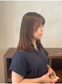 くびれヘア/アプリコットオレンジ/夏のヘアアレンジ/宜野湾