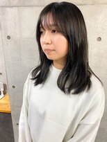 エンドット(en.)&nbsp;ナチュラルレイヤー&顔周りカット　担当寺尾