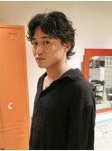 センタパートスパイラルパーマ