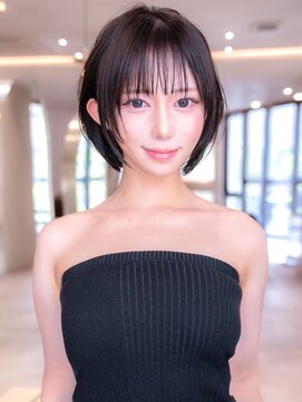 メゾンバイハバナ(maison by HAVANA) 20代30代大人かわいい暗めカラー韓国レイヤーボブ