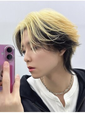 リップス 吉祥寺店 (LIPPS) 簡単オシャレホワイトブロンドアウターカラー