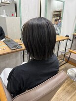 テーラヘアー 木更津本店(TELA HAIR) 切りっぱなしボブ×極細ハイライト