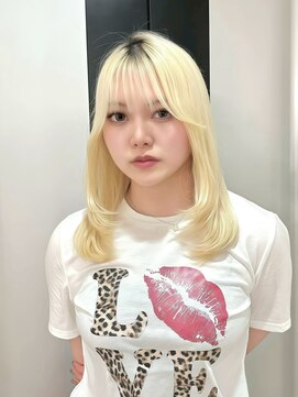 レブ 難波店(REV.) 髪質改善/ブリーチ/ダブルカラー/韓国/インナーカラー/難波