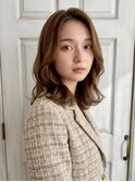 髪質改善/レイヤーカット/ウェーブ巻き/大人女子/前髪なし/横浜