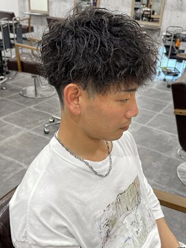 アムレヘアーエタ(amule hair eta) 【amule hair eta】ピンパーマ/ビジネスショート/20代/30代
