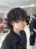 アッシュ 下丸子店(Ash)&nbsp;シャドウパーマスパイラルパーマ波巻きスパイラルパーマウルフ