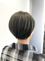 ディディ(didi)&nbsp;コンパクト丸みショートボブ×オリーブグレージュ