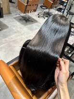 バンブーグラス バイ ユアーズヘアー(Bamboo grass by youres hair) 暗染めカラー×ウルトワで艶髪に
