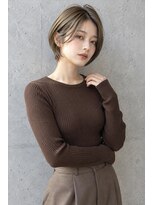 ピース バイ シータ(PEACE by CITA)&nbsp;【アキヒロ】骨スト◎丸みショートボブグレージュ20代30代40代