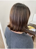 大人の外ハネスタイル