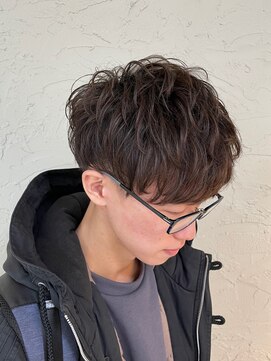 カモン(CAMON) メンズソフトカールショートマッシュ