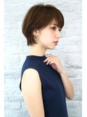 【LoE/天王寺あべの】ナチュラルショート/小顔/ショートボブ