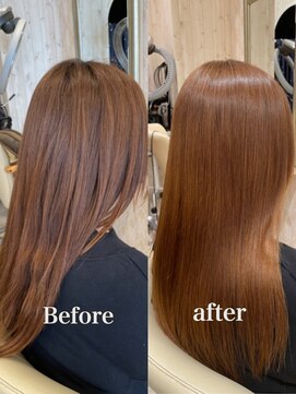 シュガー 仙台宮城野区(&Sugar) 美髪ストレート/ツヤ髪/ベージュ/小顔/20代30代40代/縮毛矯正/