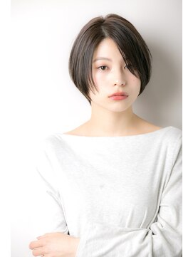 リュンヌ 門前仲町(lune) 絶壁解消 大人束感ショート ナチュラルアッシュ【LINONA】