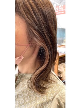 ギフト ヘアー サロン(gift hair salon) 【イヤリングカラー×ピンク】原口健伸