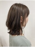 Blanco. ハイライト 外ハネパーマ