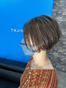 タジサスヘアー(TAJISAS HAIR) ▼ショートボブ×ハイライト