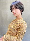 ACE 横浜 小顔ショート×透明感ブラウンアッシュ