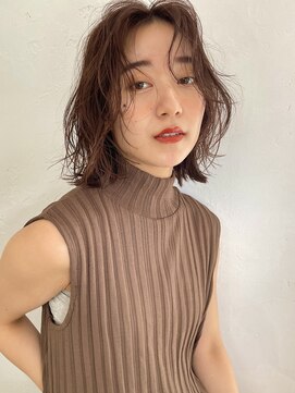 アンアミ シブヤ(Un ami shibuya) 【Un ami】ニュアンスカールの無造作パーマ　大楽