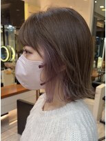 モッズ ヘア 宇都宮店(mod's hair) インナーカラー　ピンクラベンダー