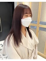 ヘアサロン ガリカ 表参道(hair salon Gallica) 【mami】大人暗髪ラベンダーココア/ブリーチなしダブルカラー