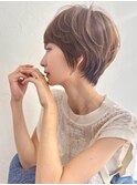 30代/40代/50代・絶壁解消・小顔前下がりショートボブ【平島】