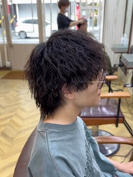 ガオプロデュースバイレボ(gao produced by revo) 【曽我尾真生】ツイストスパイラル/メンズパーマ/ウルフ