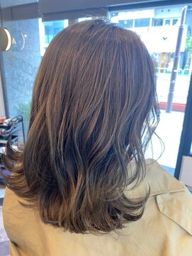 アフロディーテギンザ 日本橋人形町店(APHRODITE GINZA) 前髪/マチルダボブ/インナーグレージュ/30代40代/人形町