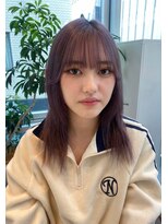 パーク 福岡天神西通り店(parc)&nbsp;ラベンダーカラー　ラベンダーピンク　透明感カラー