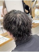 縦落ちウルフツイストスパイラルパーマツイスパ波巻き