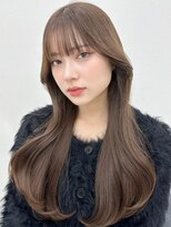 アイトーキョーエス 渋谷(AI TOKYO S)&nbsp;斜めバング/シルキーベージュ/ブラントカット[渋谷駅]