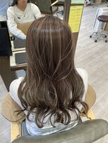 ヘア フィックス リュウ リゾート(hair fix RYU Resort) ハイライト　ミルクティー