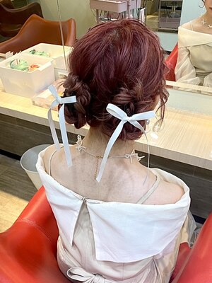 【新宿駅徒歩5分】双子ヘアセットやリボンアレンジ等、カジュアルだけど可愛くキマるstyleが見つかります♪