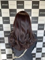 エッファセ 北本店(efface)&nbsp;ショコラブラウン×艶カラー×ダークトーン×巻き髪