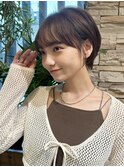 大人かわいいマッシュショート