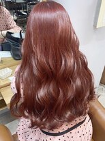 ロア 福岡天神本店(LORE) ダブルカラーミルクティーピンクベージュカラーハイトーンカラー