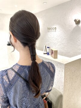 トッカ ヘアアンドトリートメント 仙台店(tocca) 編みおろし