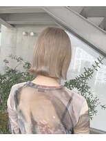 ロイリー バイ ローウェ 立川(Loely by Louwe)&nbsp;ベージュ/ハイトーン/レイヤー/ボブ/立川/髪質改善/ヘアセット