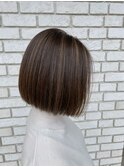 20代30代40代大人かっこいいハイライト×ボブ