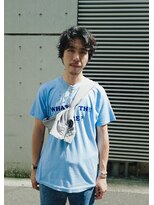 ピープル オモテサンドウ(people omotesando) メンズセンターパートニュアンスパーマ