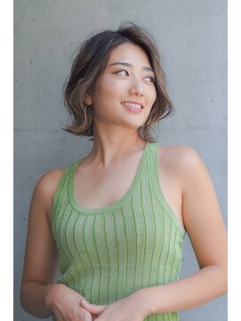 ヘアーディープ(hair deep) ハイライト×ボブ