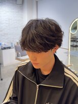 アレアル 広島並木通り店(ALEAR)&nbsp;テテ風/シャドウパーマ/メンズマッシュ