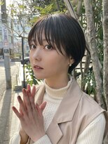 ミィ 表参道(mee.) 黒髪/ボブウルフ/ネビージュ/小顔/ワンレン/髪質改善/前髪