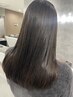 新規◎リピート多数◎【髪質改善縮毛矯正】+カット+艶カラー+質感TR