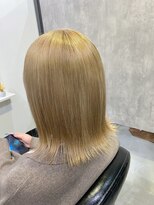 ソルバー(SOLVER)&nbsp;ブリーチカラー×ブロンドベージュ