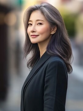 アルトリスト(Altruist Aging×HAIR&SPA) ★暗めカラーグランマッシュフェイスフレーミングデザインカラー