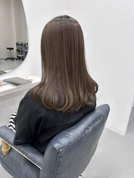 リノ(Lino) 毛先ワンカール/ベージュ/透明感カラー