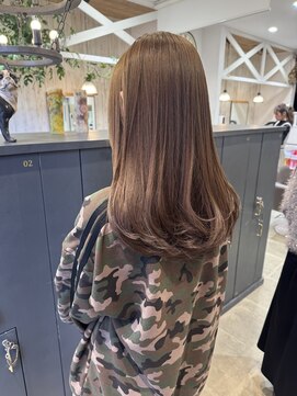 コスタ オブ リシェール(The COSTA of RICHAIR) ミルクティーブラウン/レイヤーカット/越谷/韓国/グレージュ