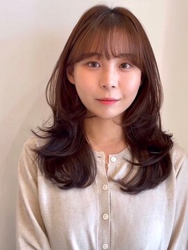 ベレッタ ネヤガワ(veretta. neyagawa) 顔周りレイヤー/韓国ロング/レイヤーカット/小顔カット/透明感