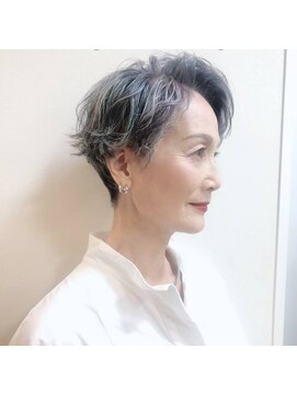 ヘアメイク アージュ 大野城 下大利店(HAIR MAKE age) 白髪ぼかしカラー